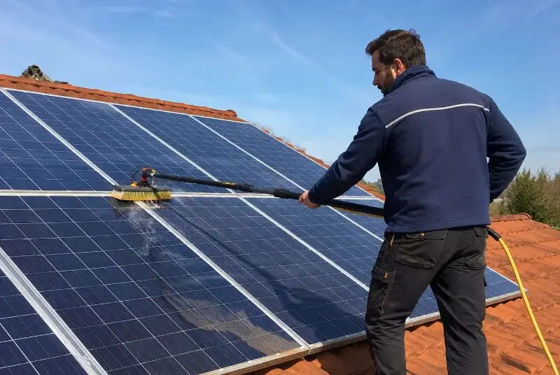 Nettoyage et entretien de panneaux solaires à Bischwiller